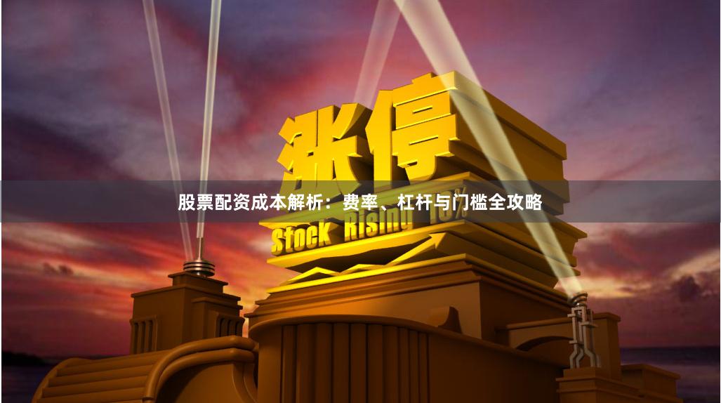 股票配资成本解析:费率、杠杆与门槛全攻略